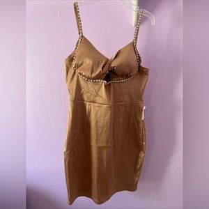 Pastel Brown mini L Dress